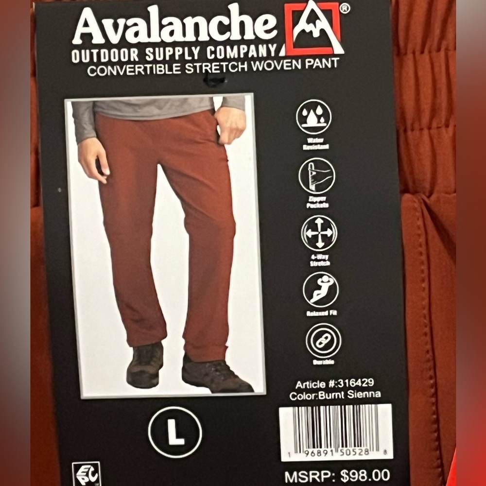 🆕Avalanche Convertible stretch pants L